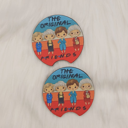 The original girl friends car coasters