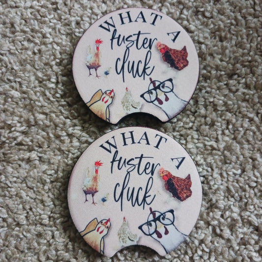 Fuster Cluck Car Coasters