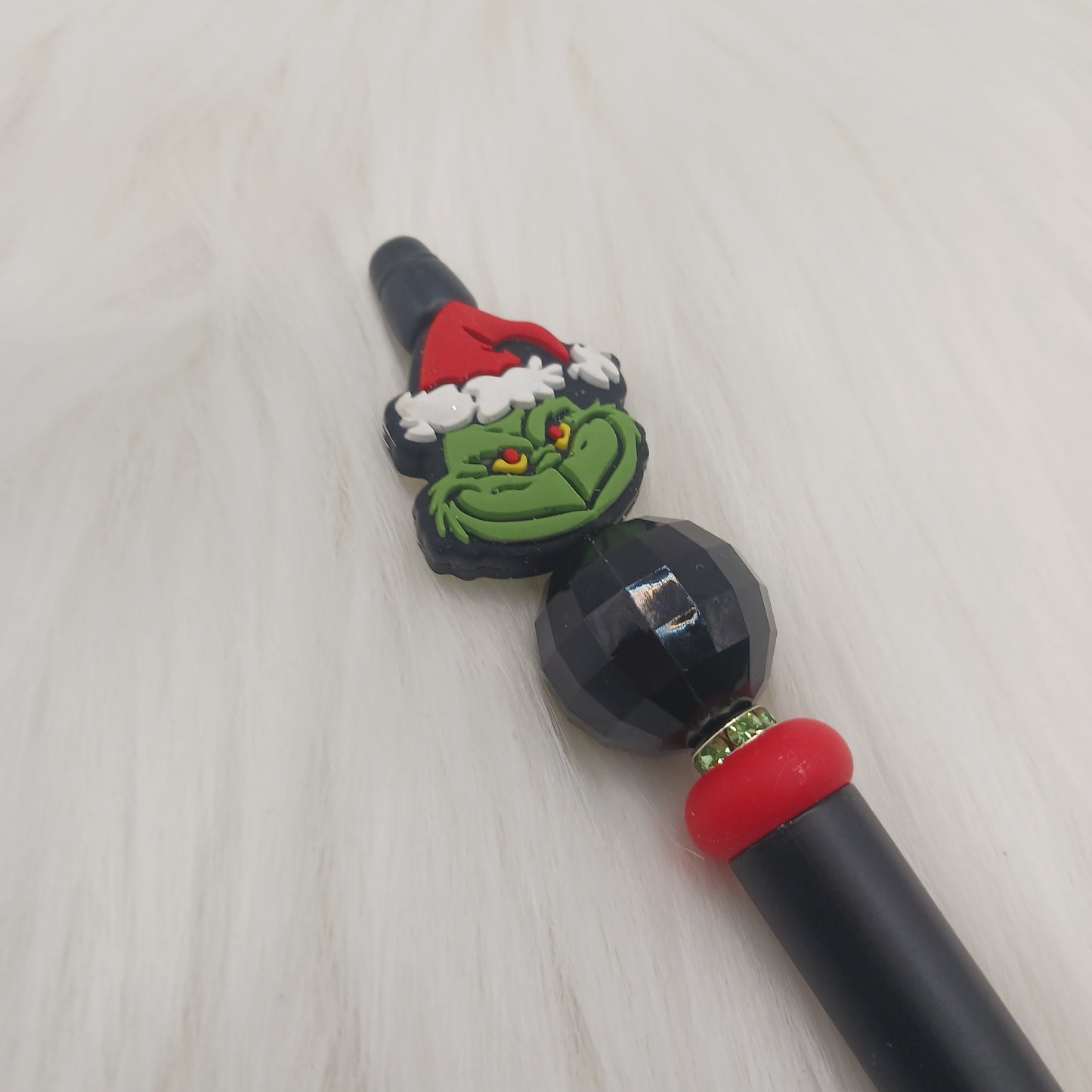 Green guy beaded pen