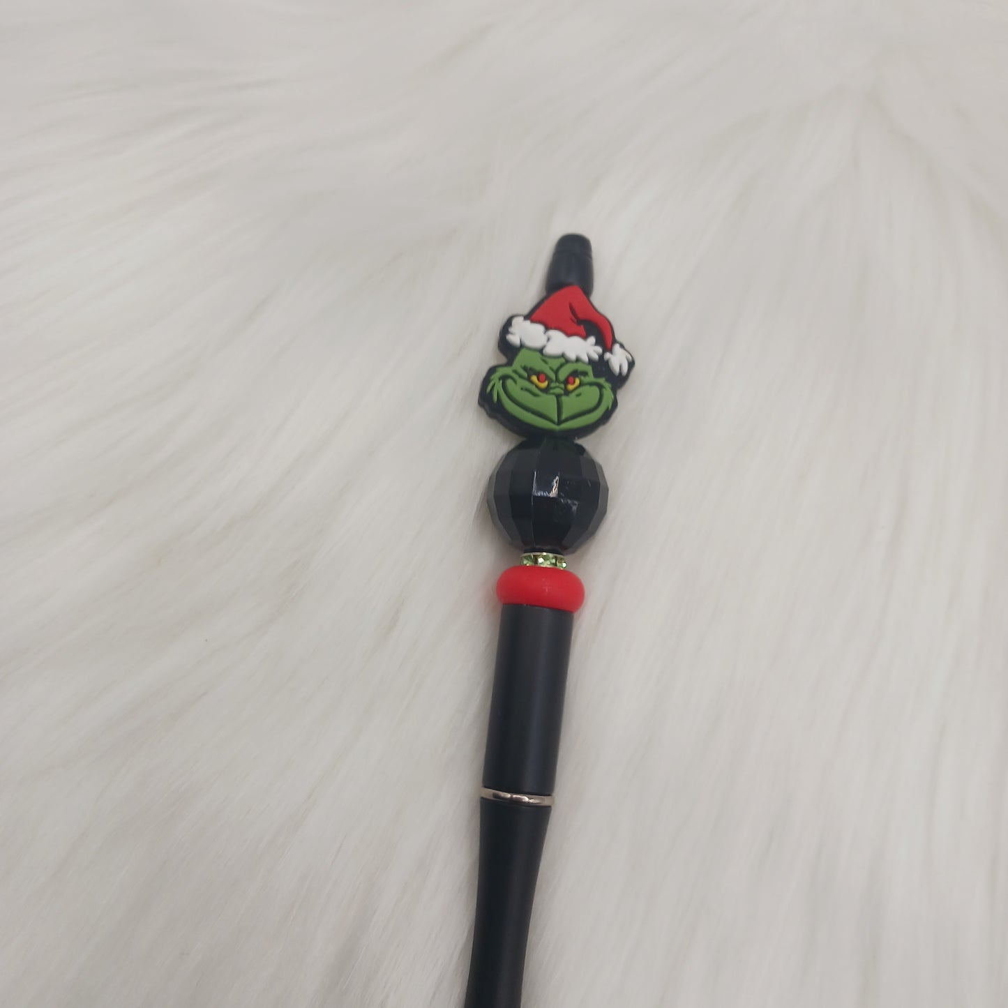 Green guy beaded pen