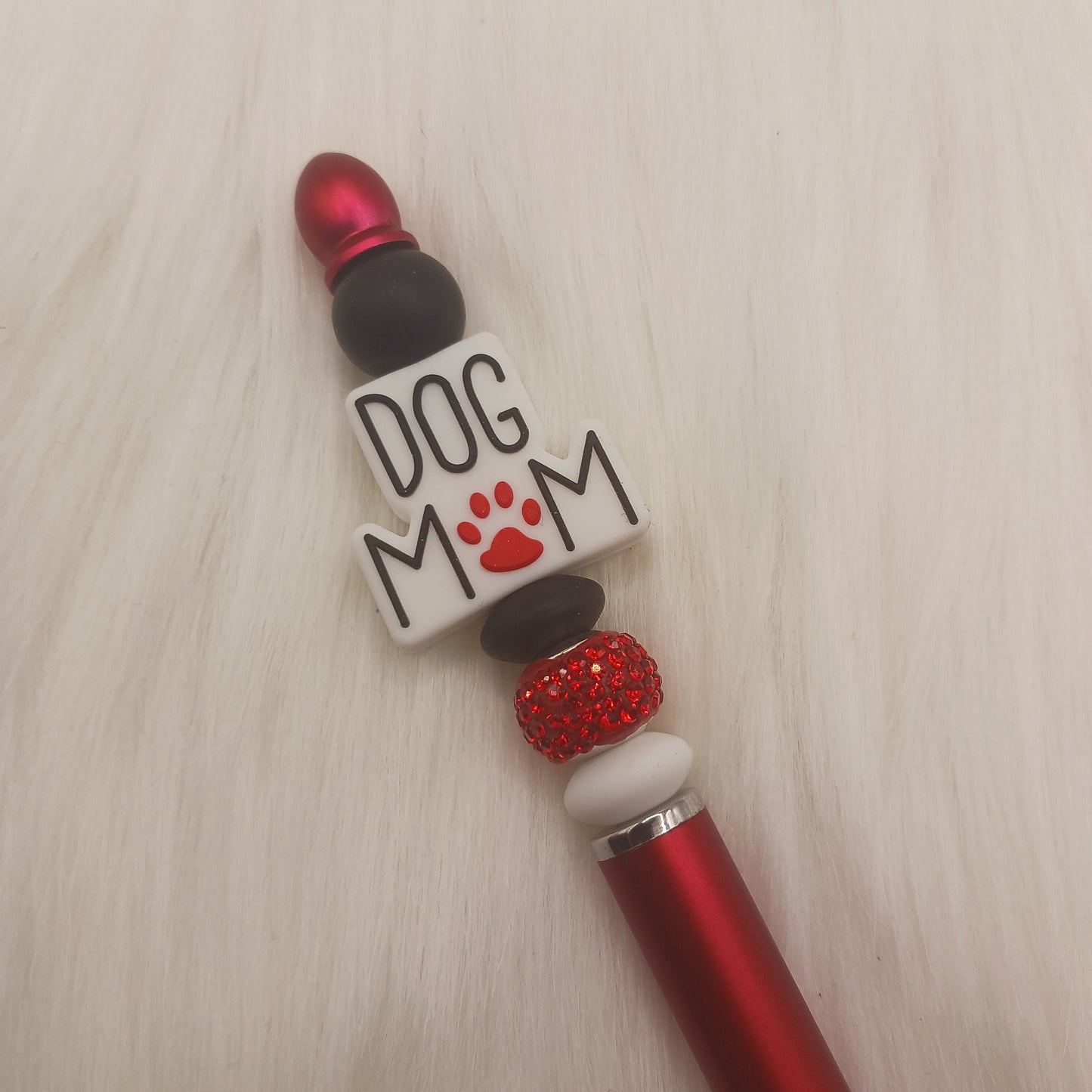 Dog Mom beaded pen and stylus