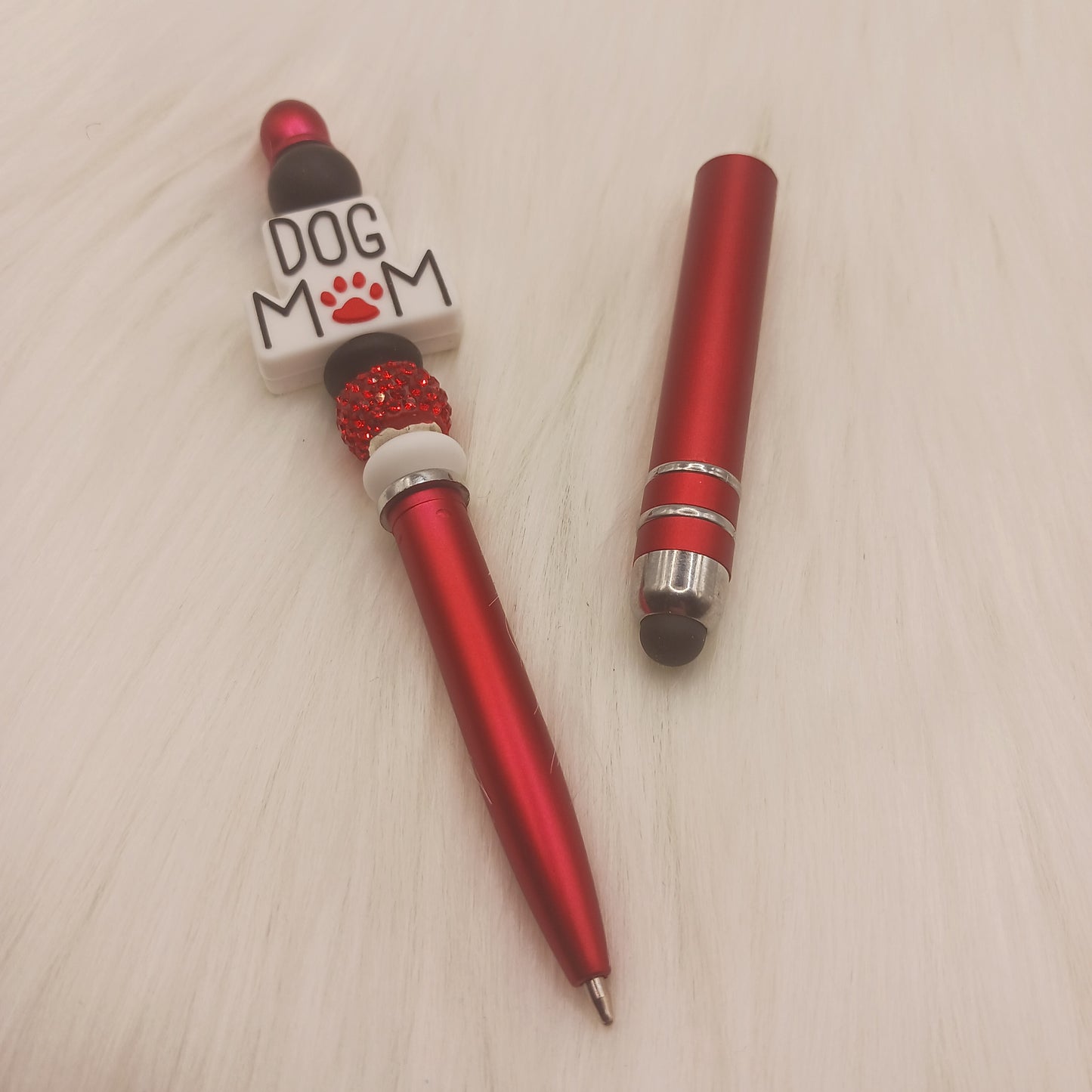 Dog Mom beaded pen and stylus