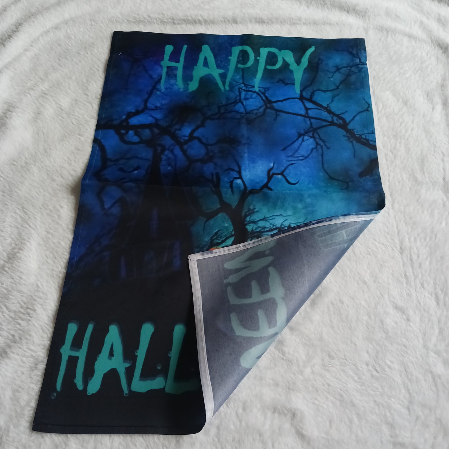 Happy Halloween garden flag