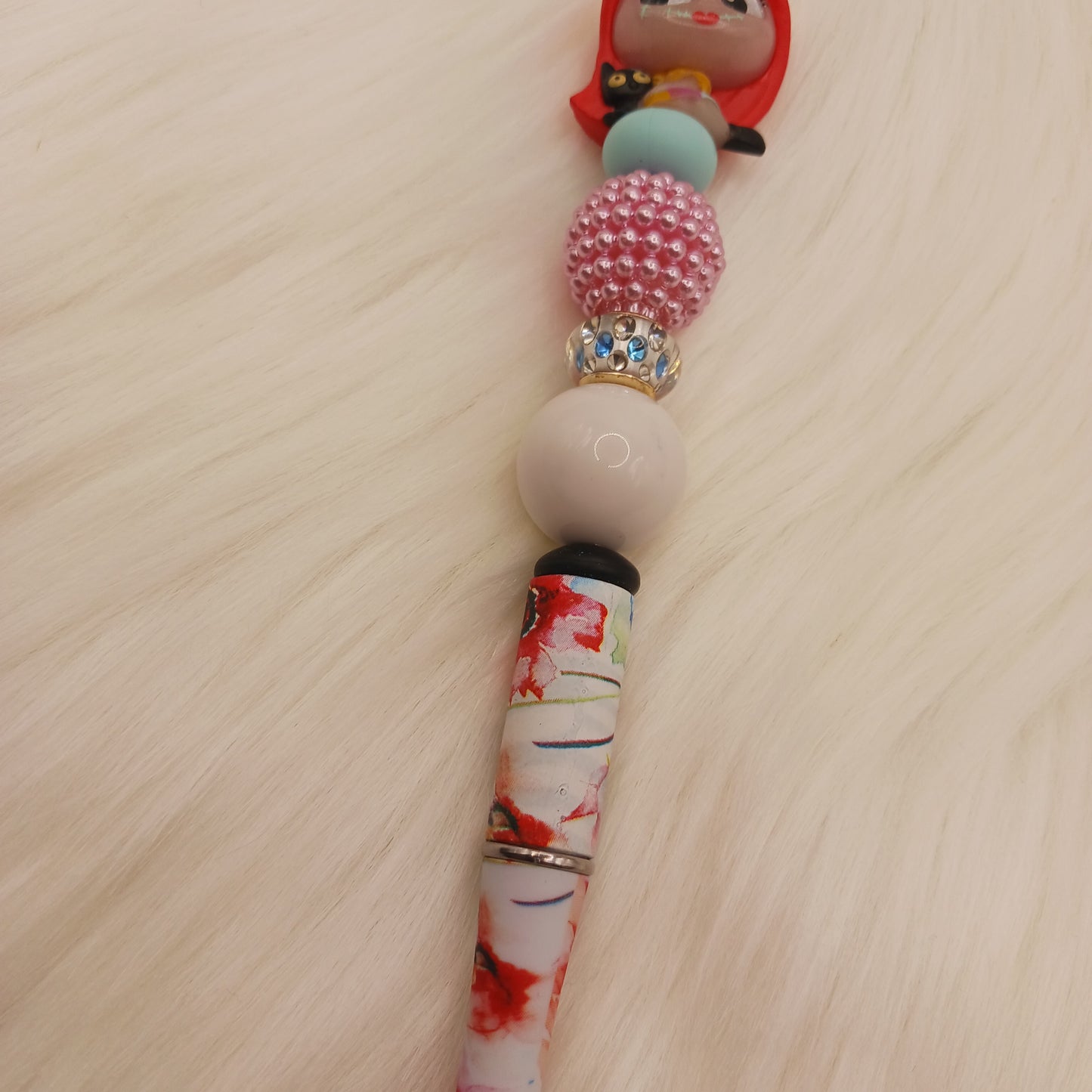 Sally character beaded pen