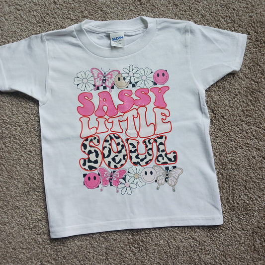 Sassy little soul girls T-shirt