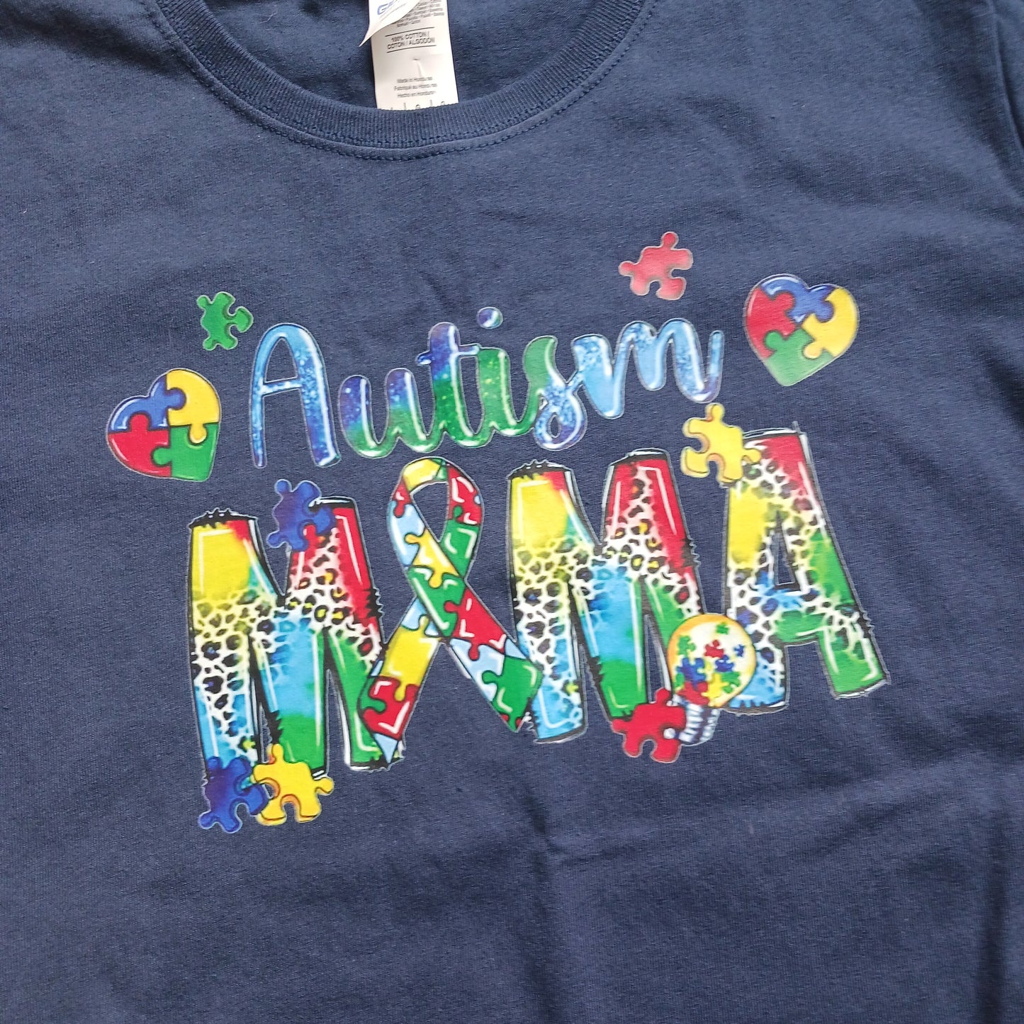 Autism Mama ladies Tshirt