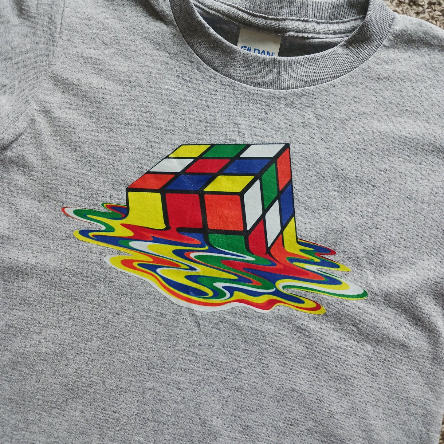 Colorful cube toddler Tshirt