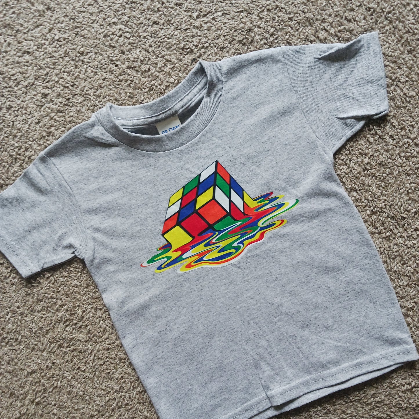 Colorful cube toddler Tshirt