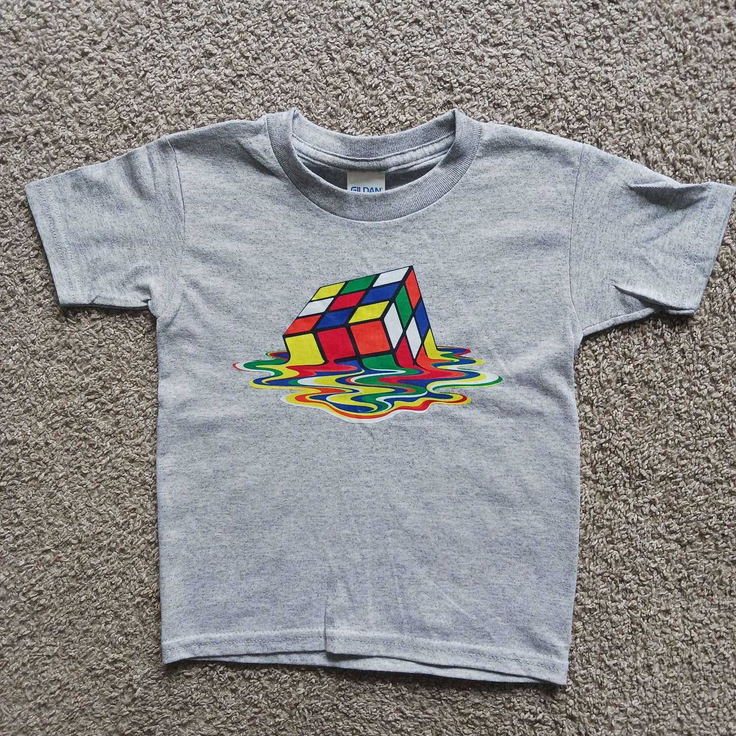 Colorful cube toddler Tshirt