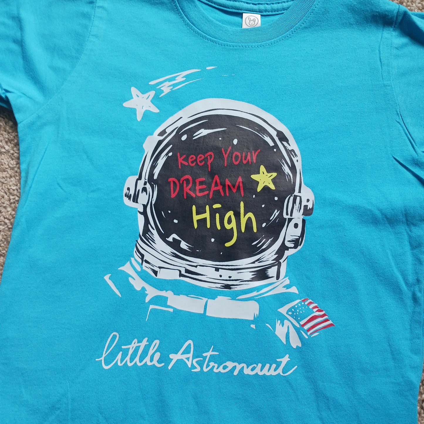 Dream high little astronaut kids T-shirt