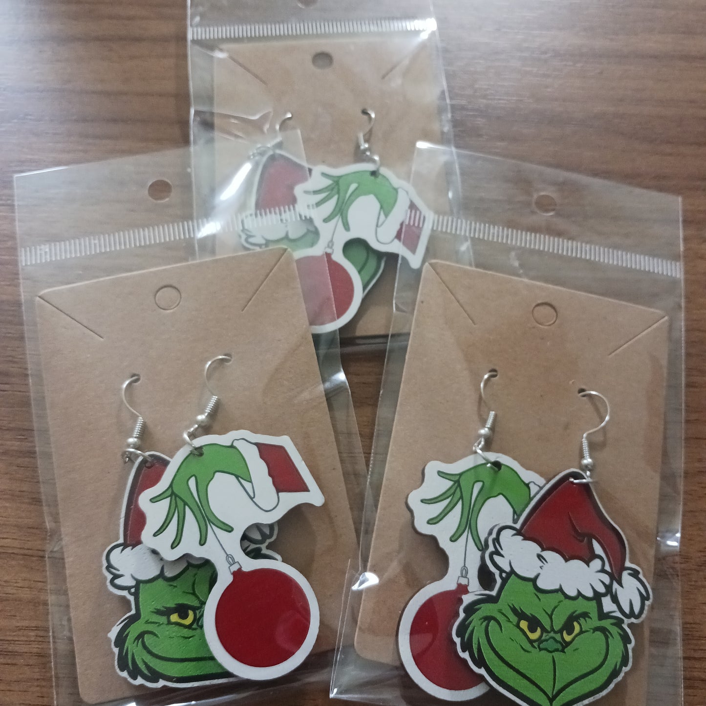 Green guy 2-in-1 earrings