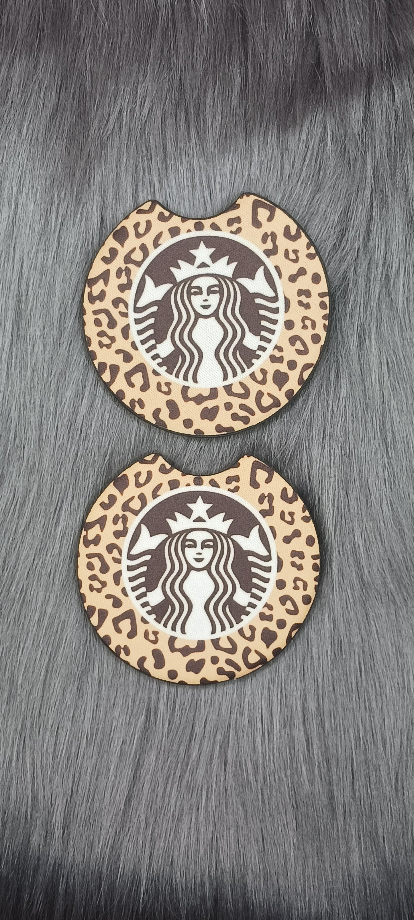 Animal Print Coffee Car Coasters
