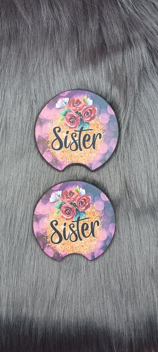 Sister Car Coasters