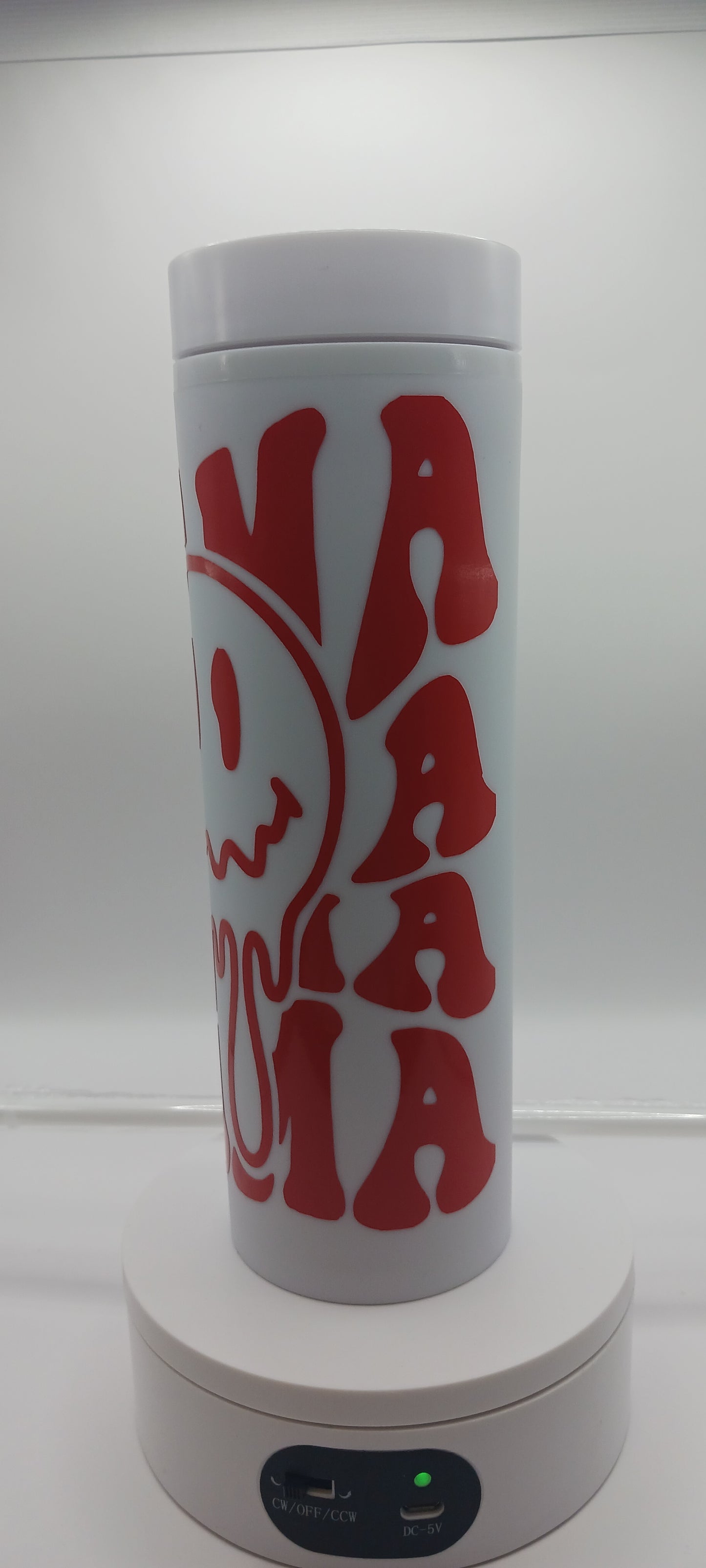 Mama red cold drink tumbler