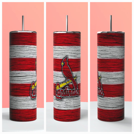 Cardinals football tumbler