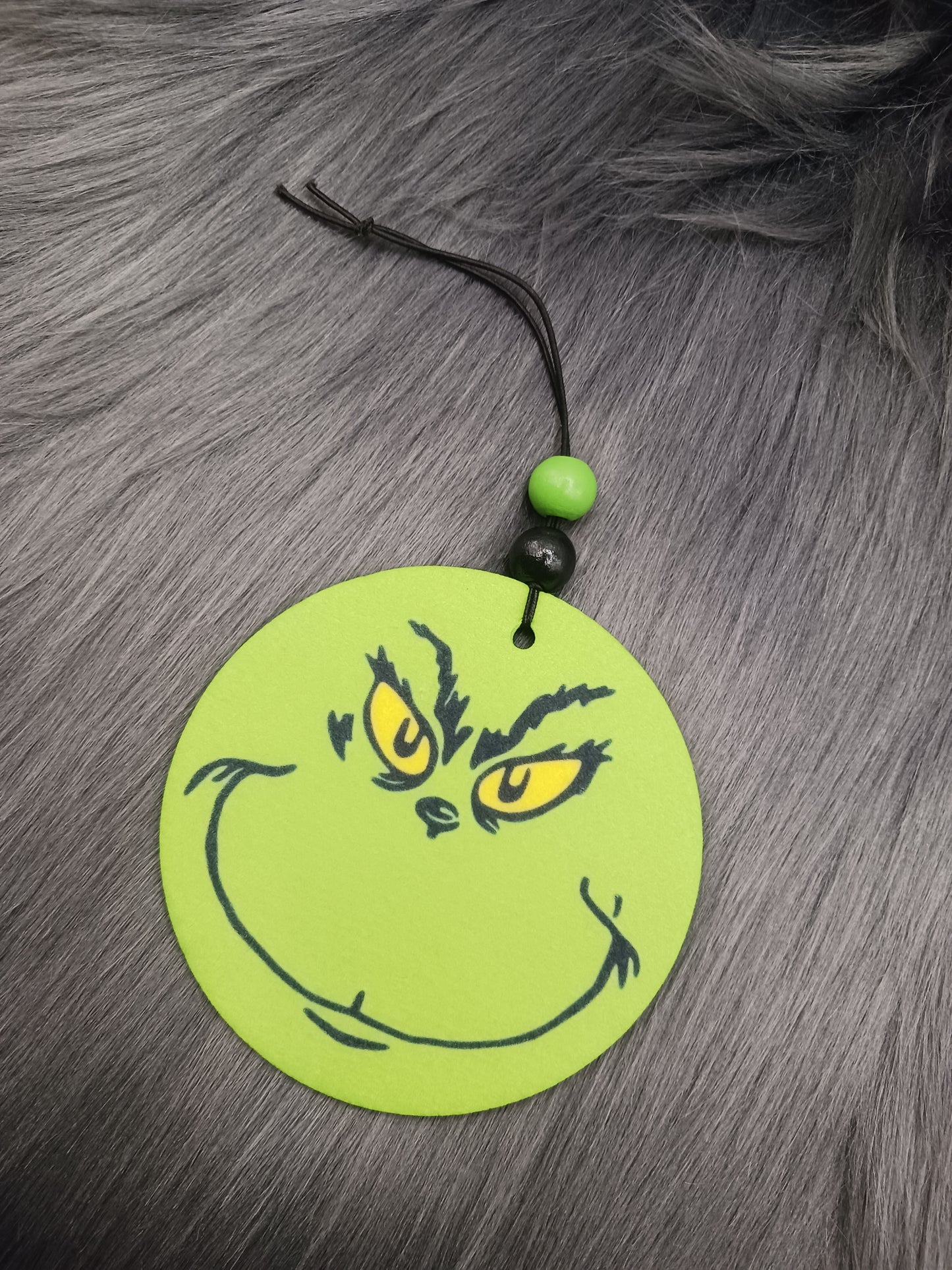 Green Guy round air freshener