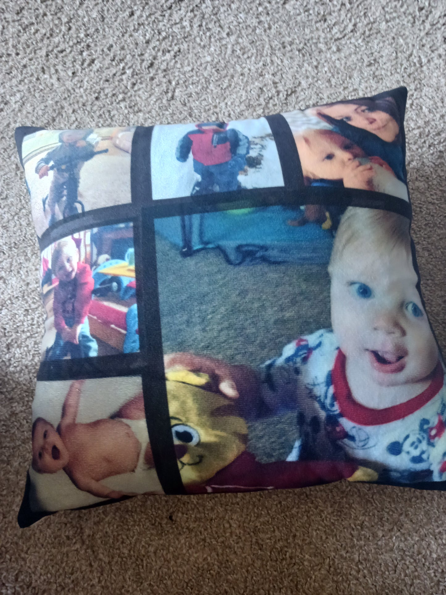 Custom 16" photo pillow cover