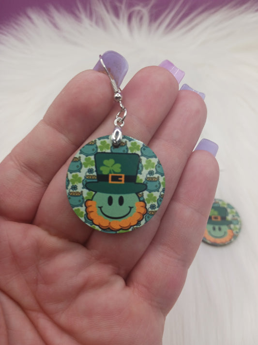 Lucky leprechaun earrings