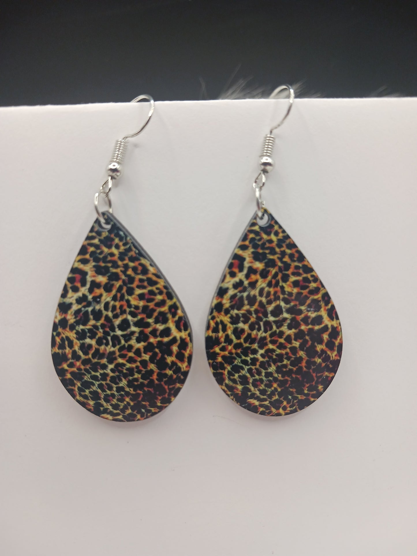 Animal pattern earrings