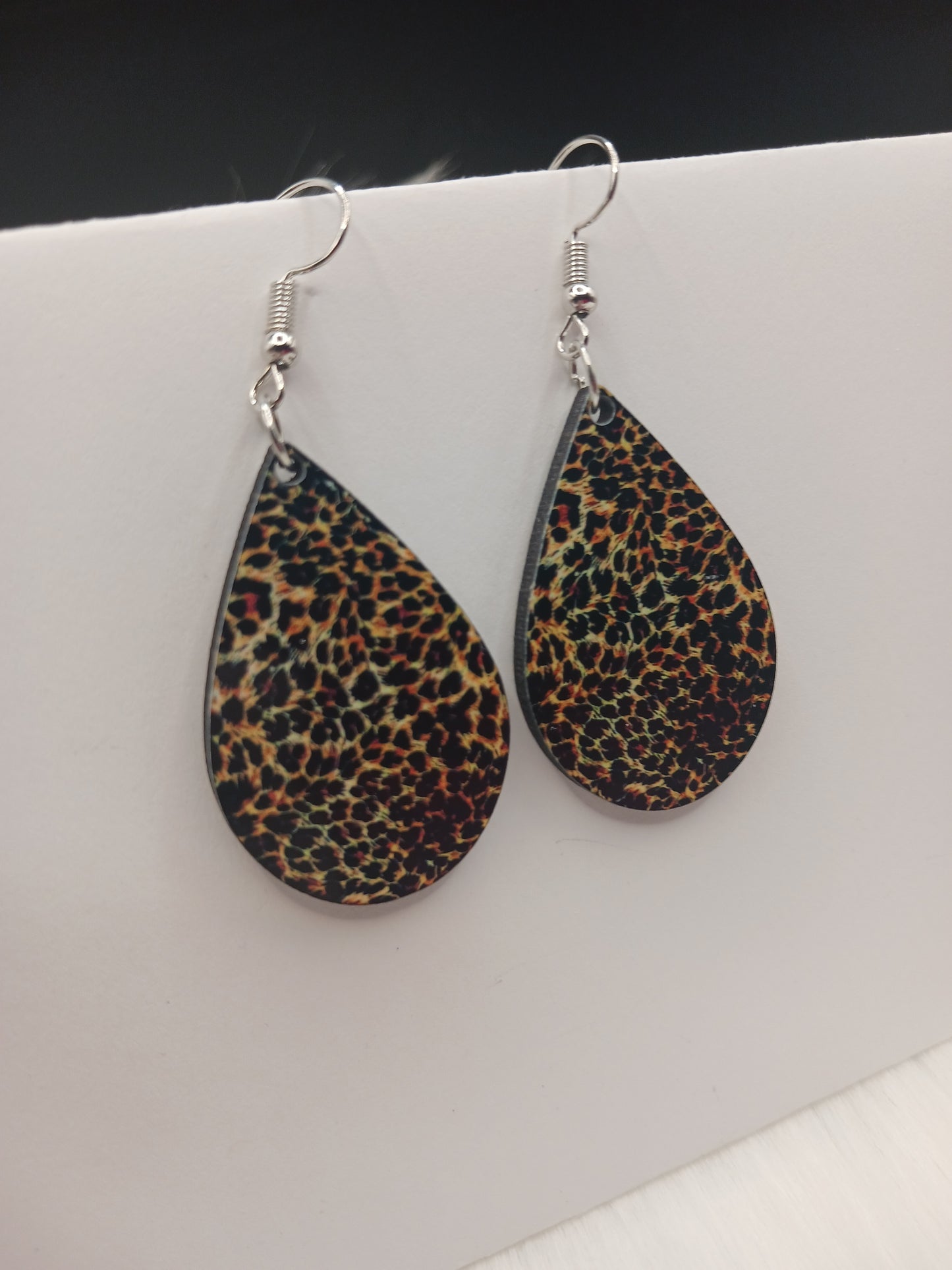 Animal pattern earrings