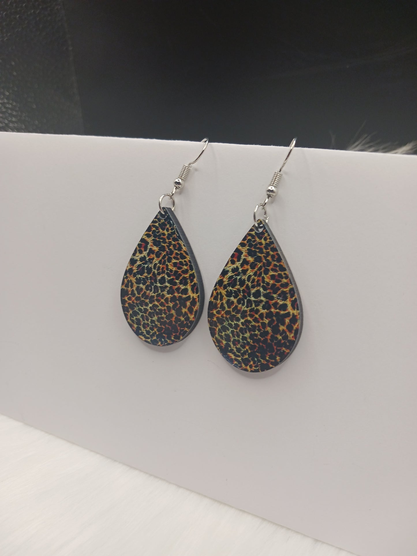 Animal pattern earrings