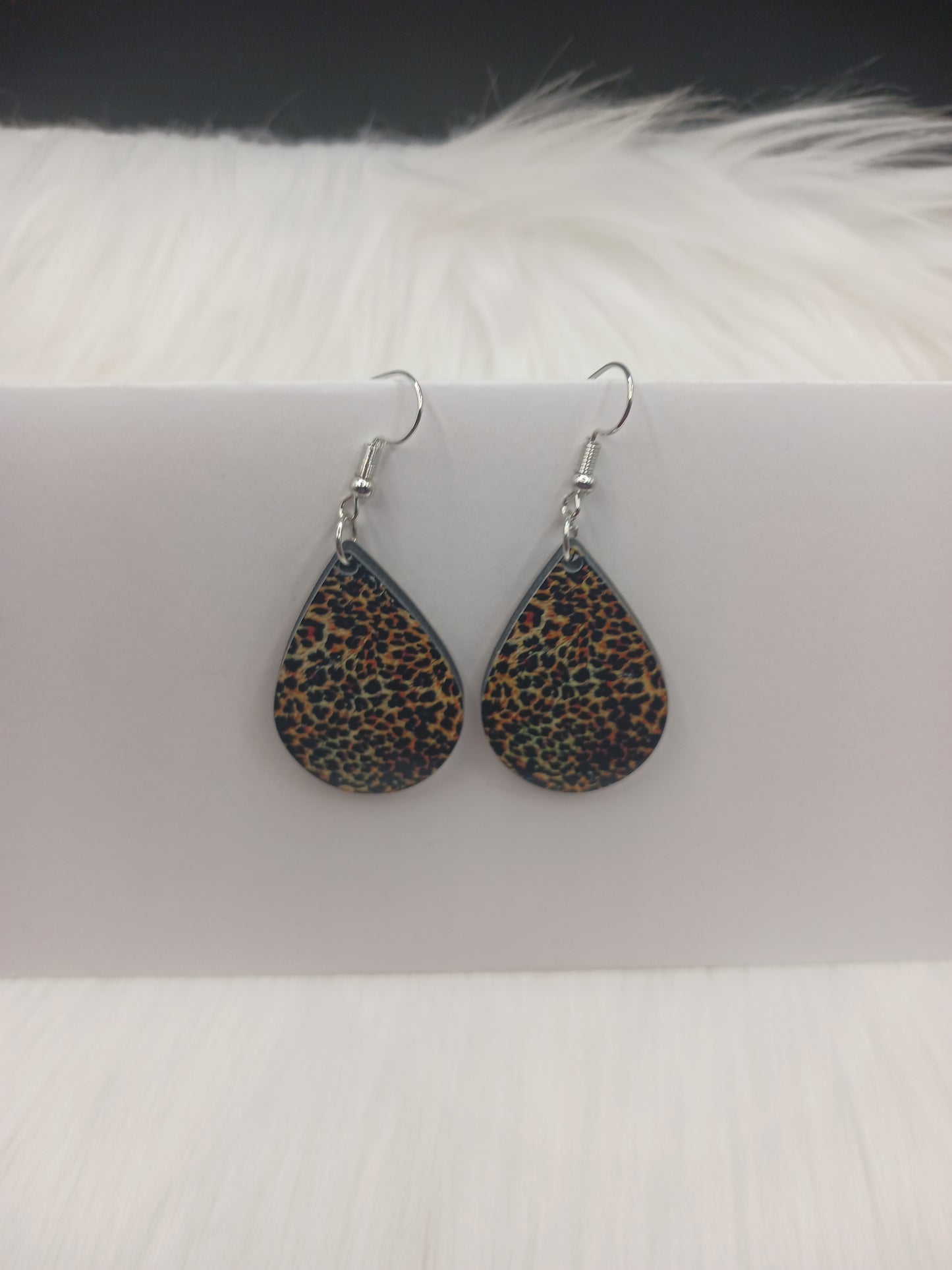 Animal pattern earrings