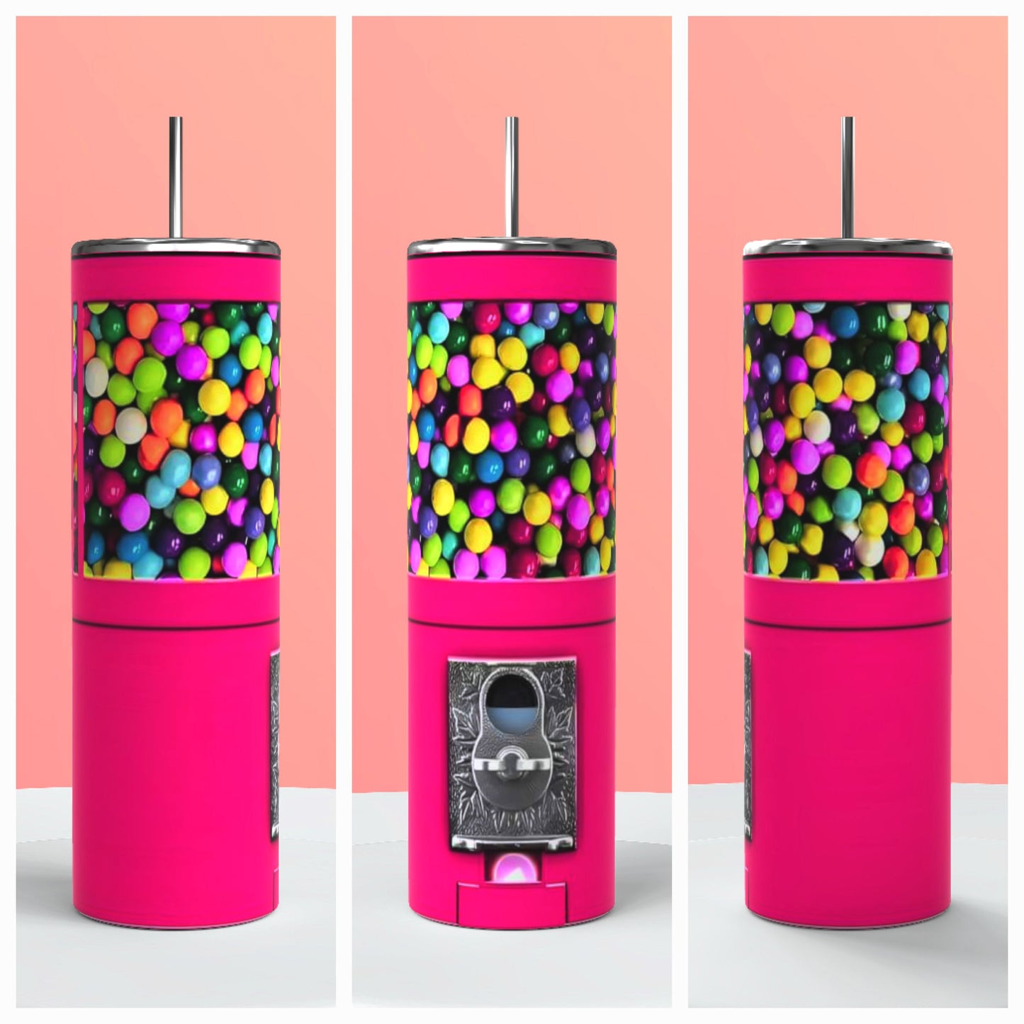 Bubblegum machine tumbler