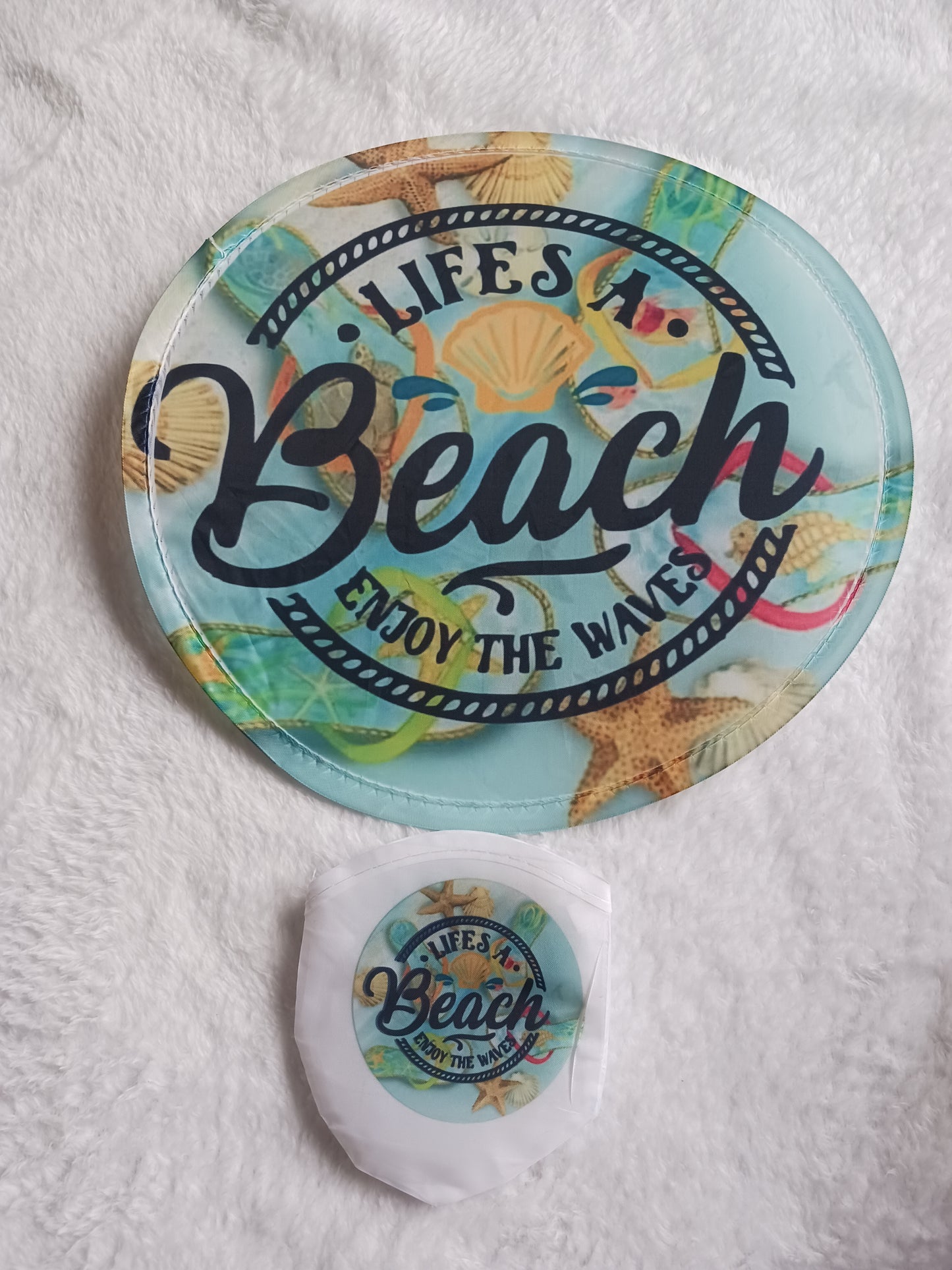 Life a beach flying disc