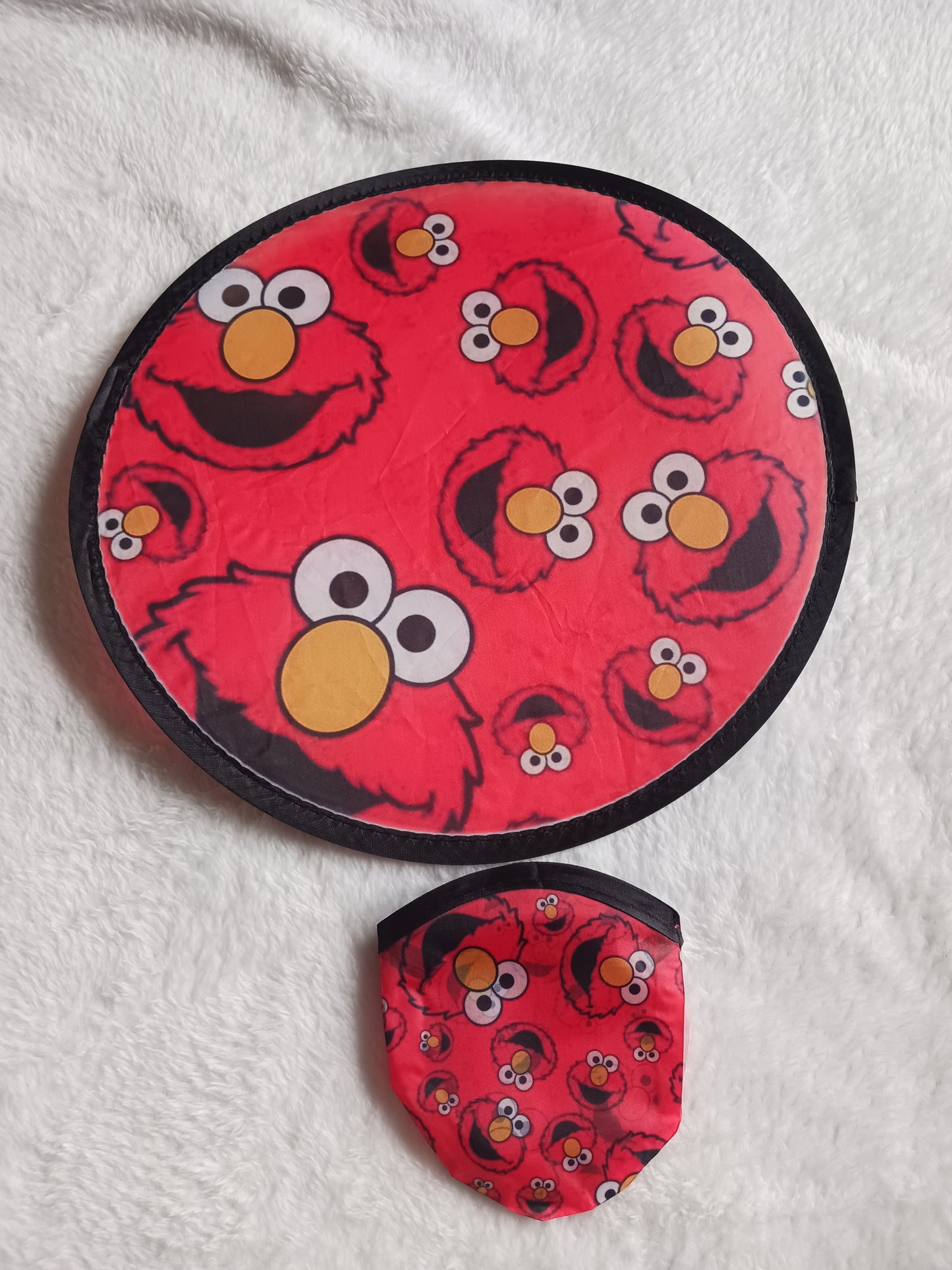 Red monster flying disc