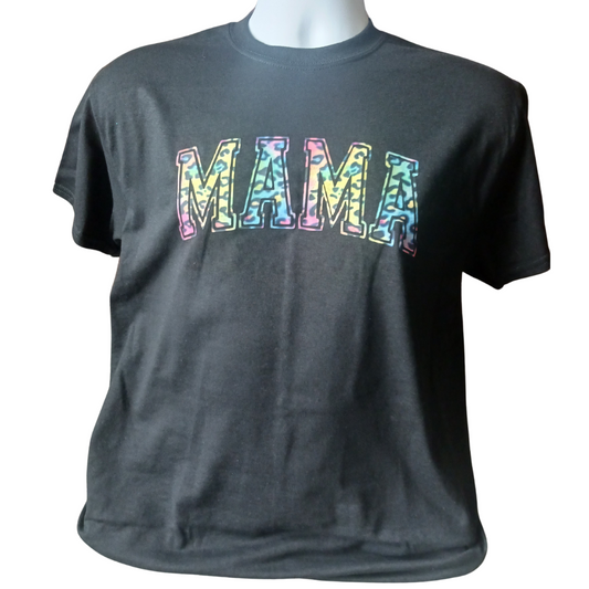 Colorful Mama print Tshirt