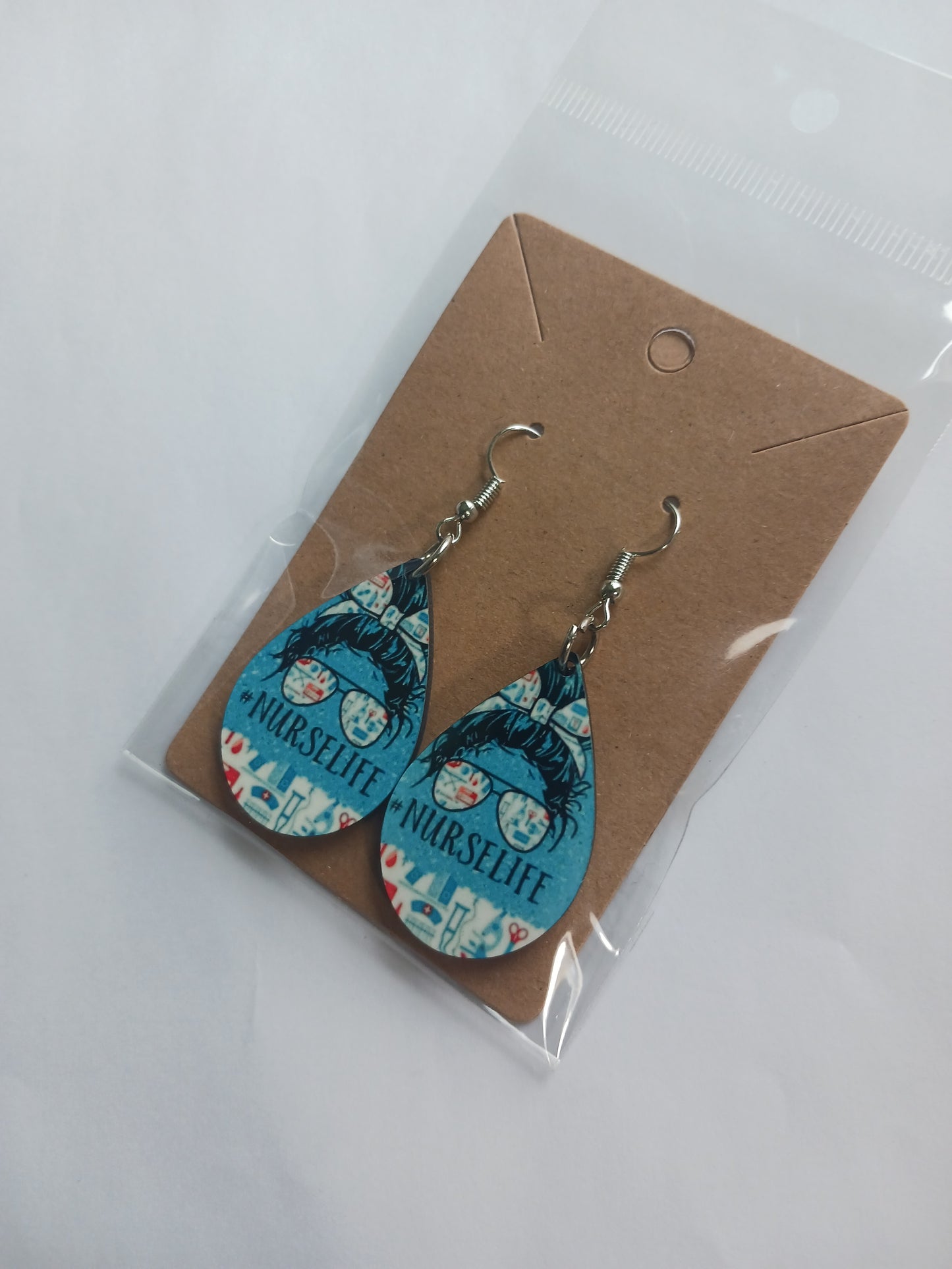 Blue nurselife earrings