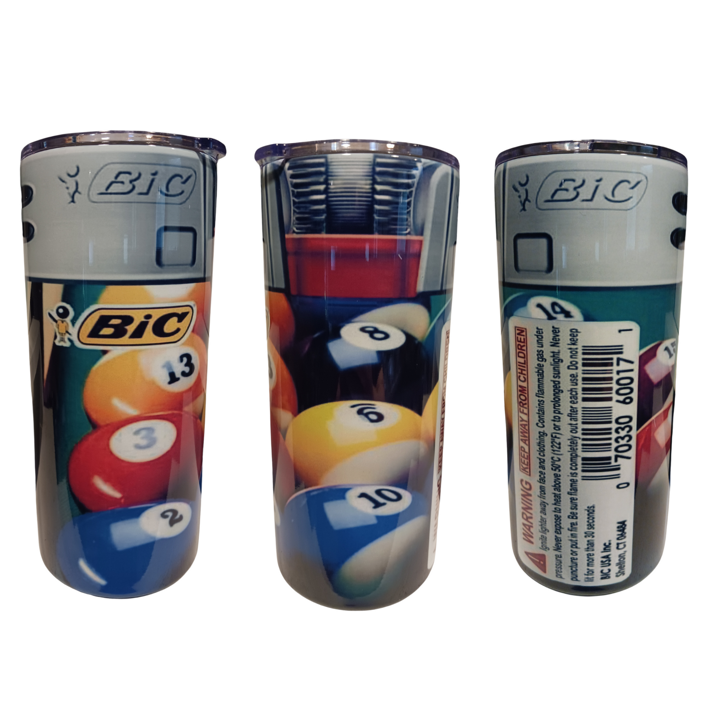 Billiards lighter fatty tumbler