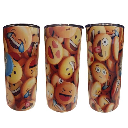 Emoji face fatty tumbler