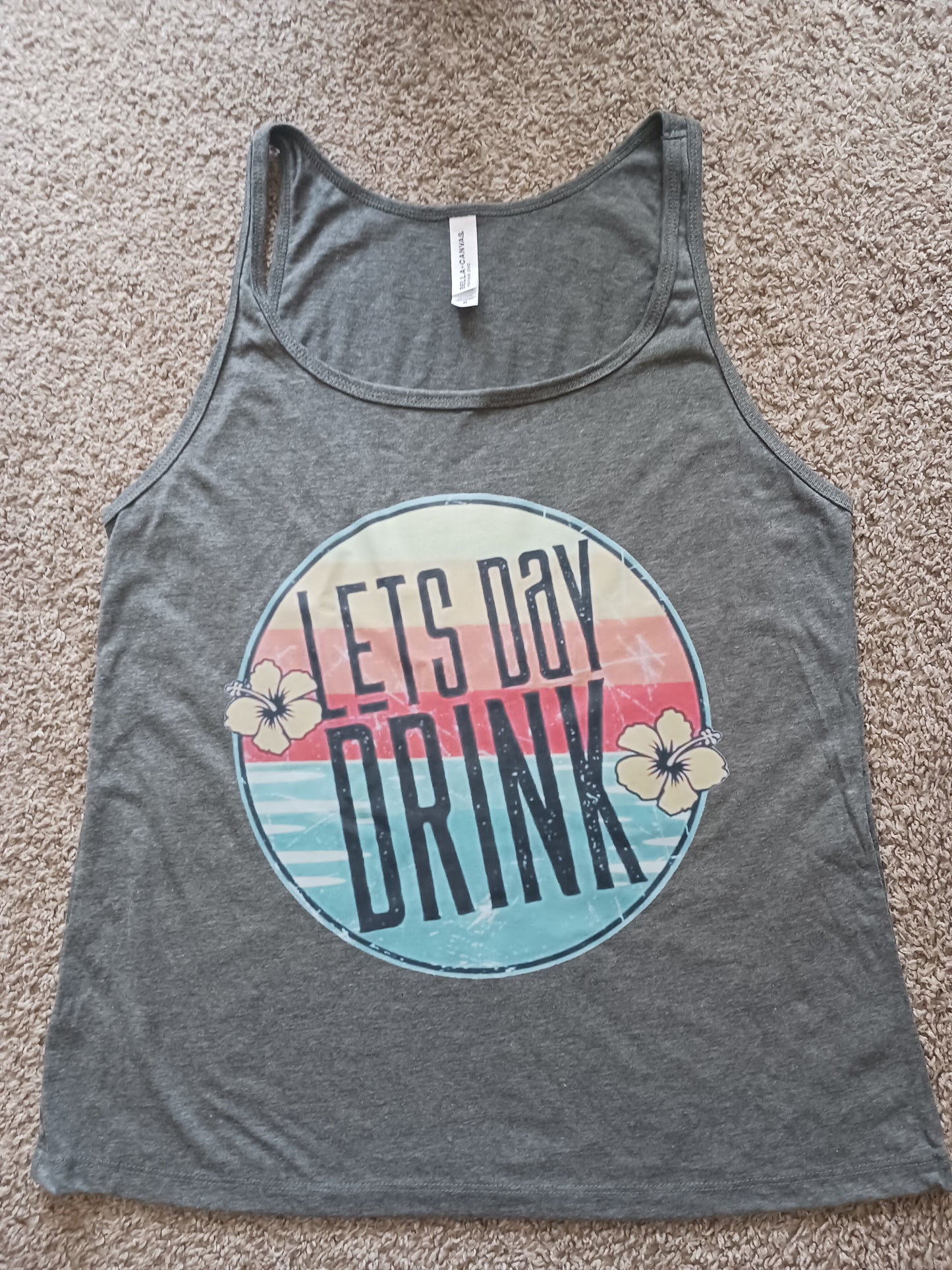 Let's day drink tank top