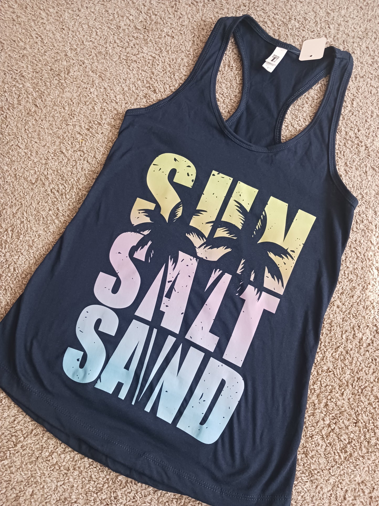 Sun salt sand racerback tank