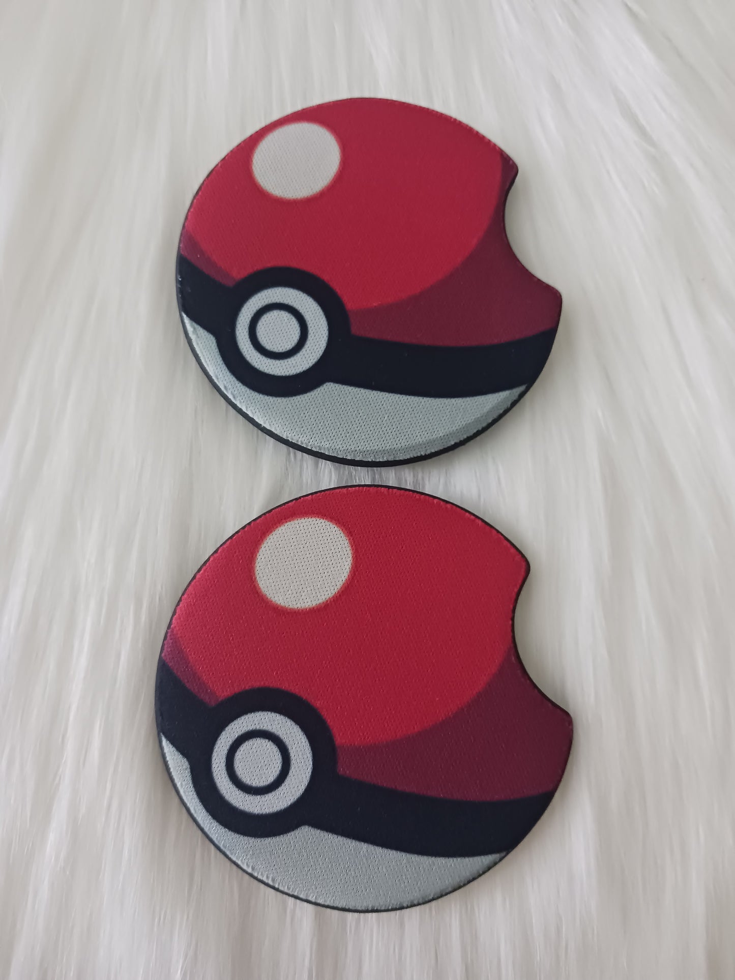 Anime ball car coasters