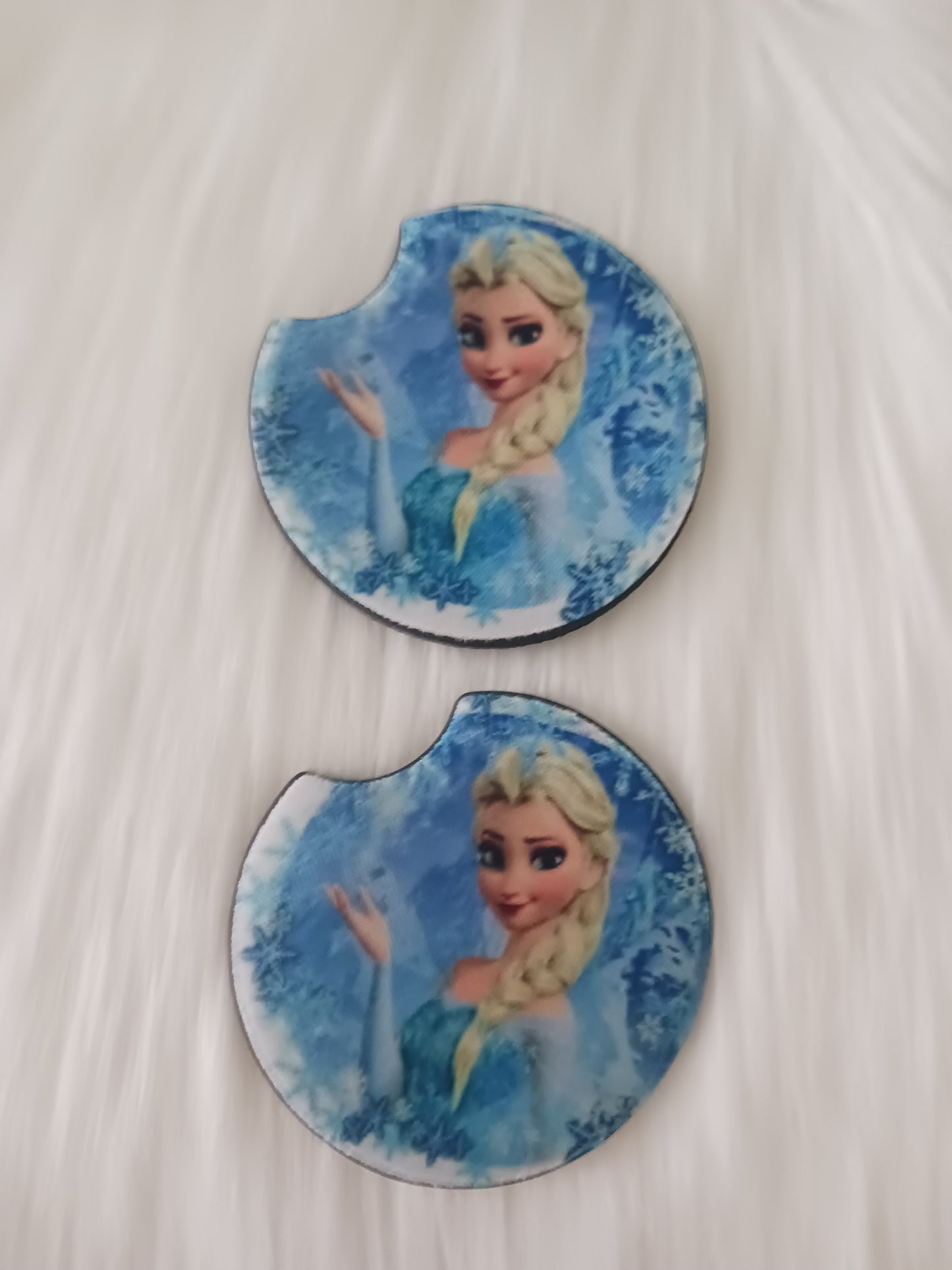 Ice princess car coasters