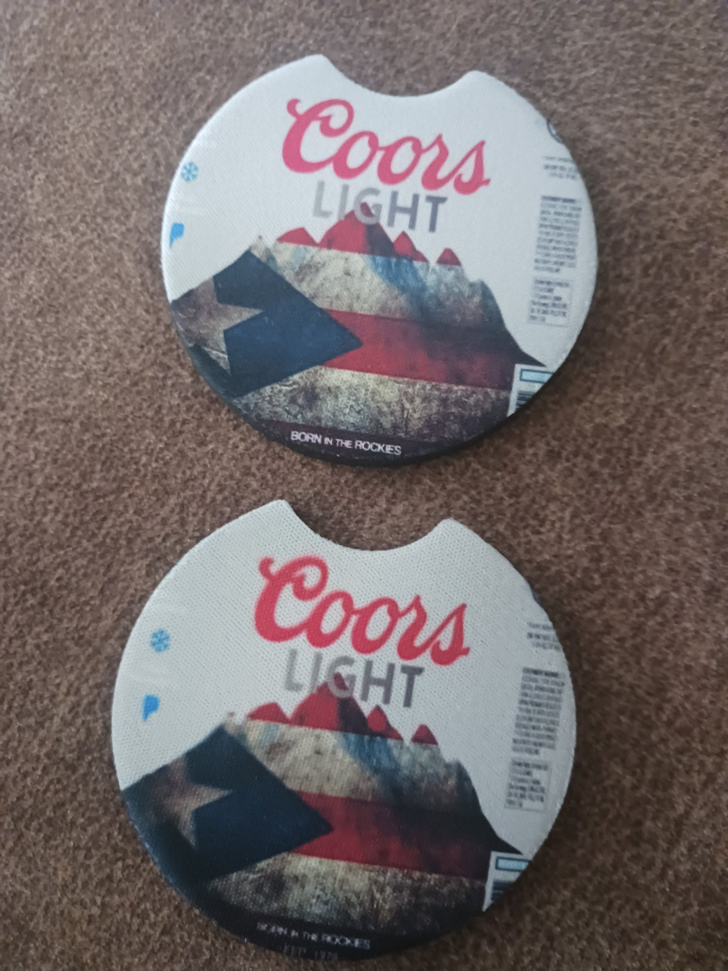 Rocky mountain light car coasters