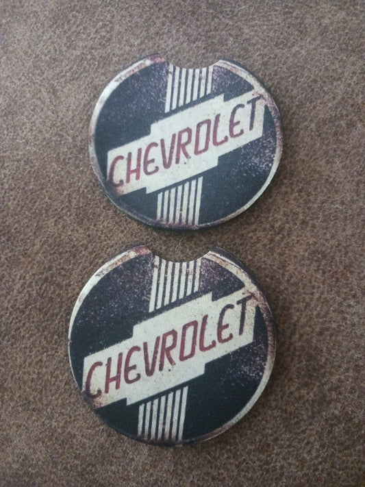 Old school chev car coasters