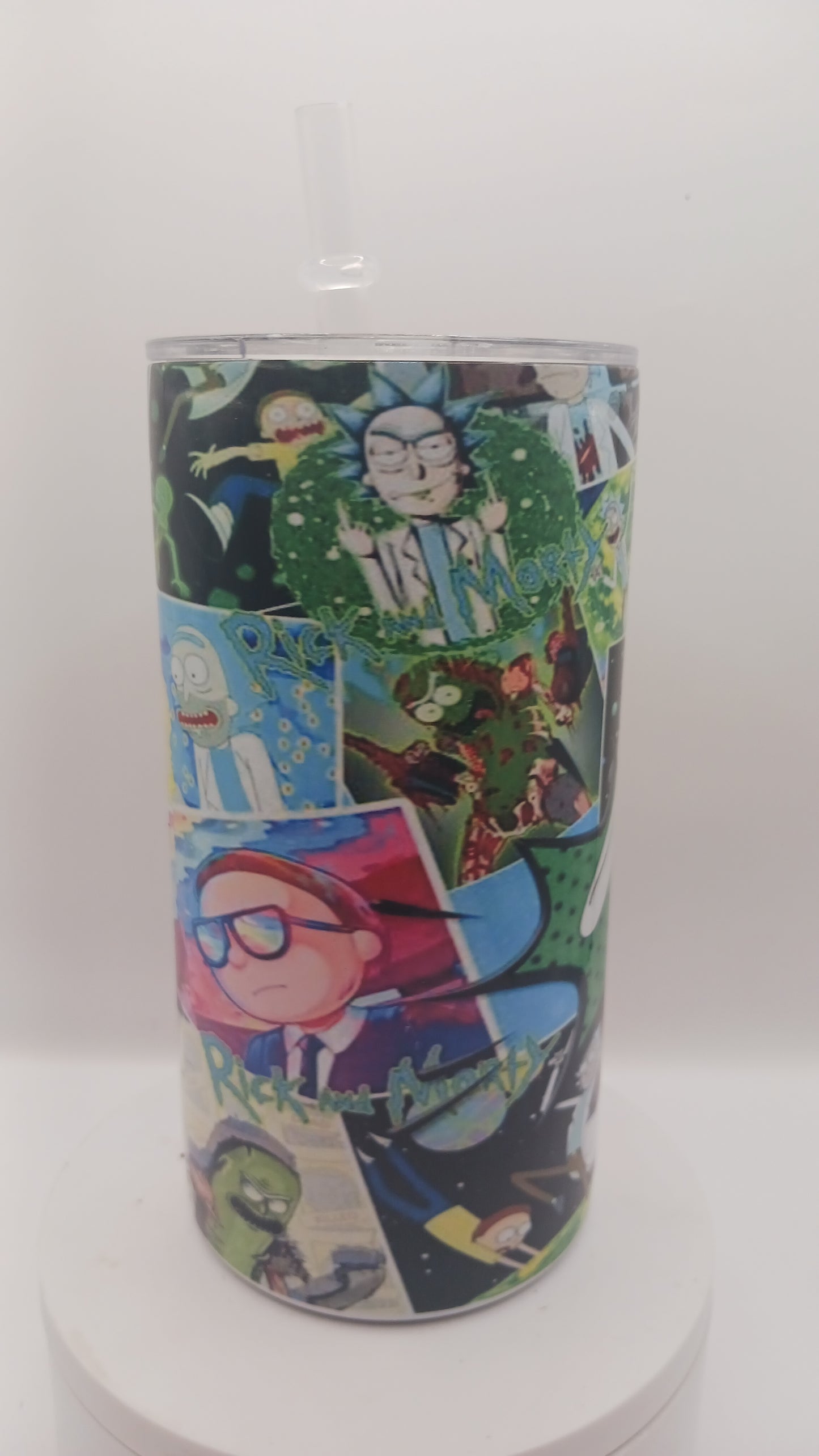 Morty cartoon 12 oz tumbler