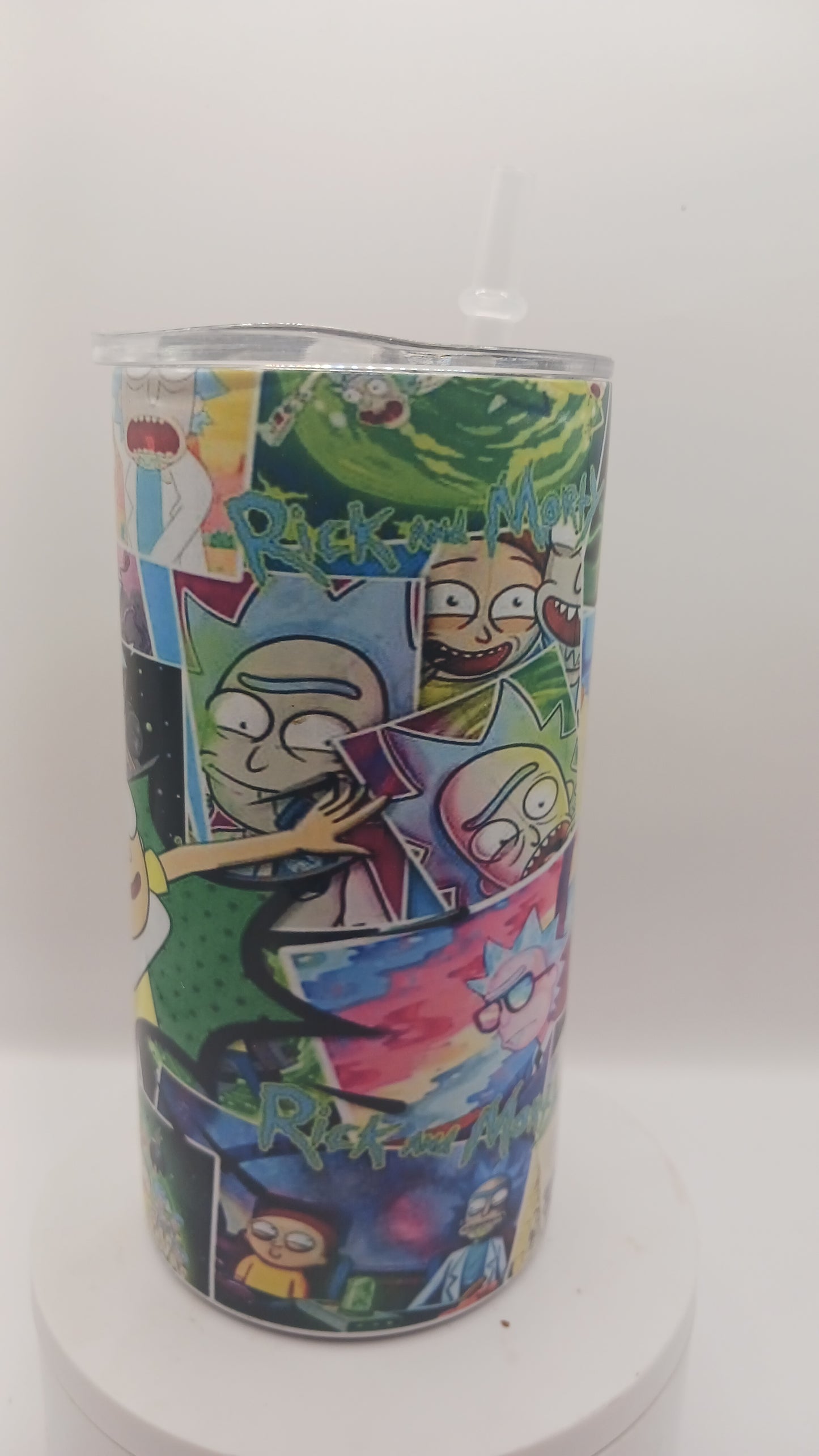 Morty cartoon 12 oz tumbler