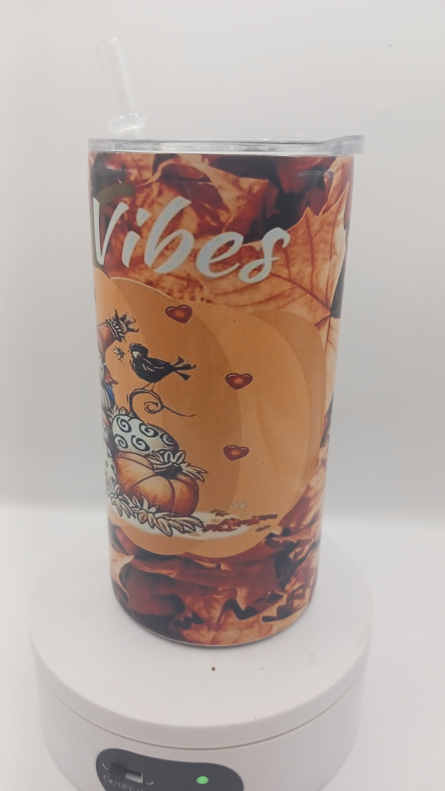 Fall vibes 12 oz tumbler