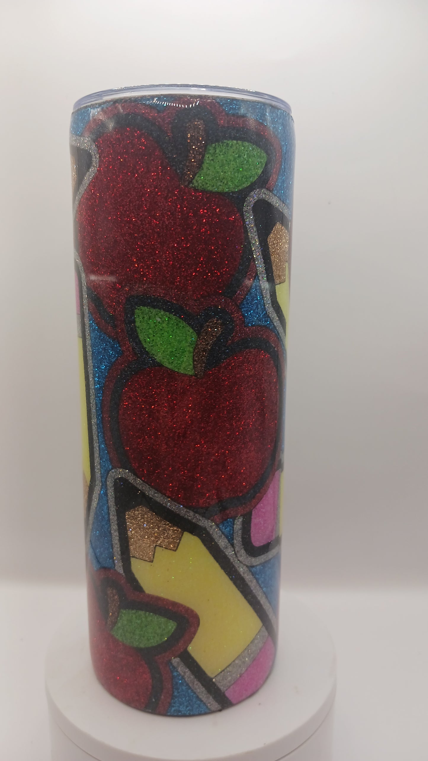 Teacher glitter epoxy 20 oz tumbler