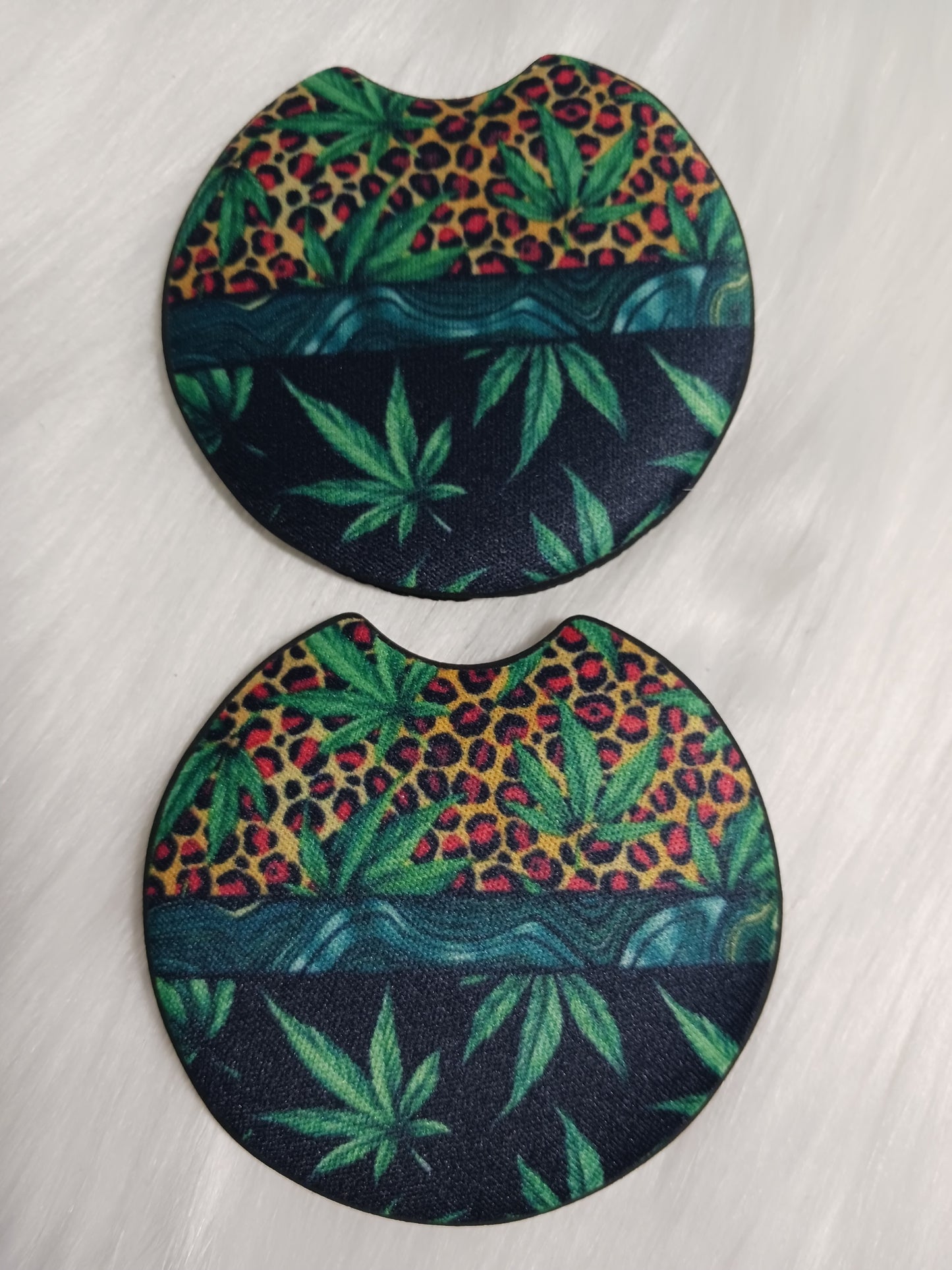 Smoker print car coasters