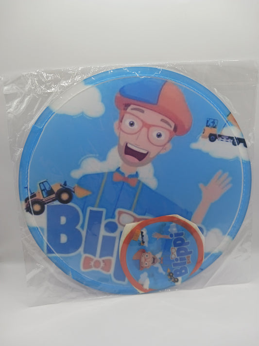 Blip character flying disc