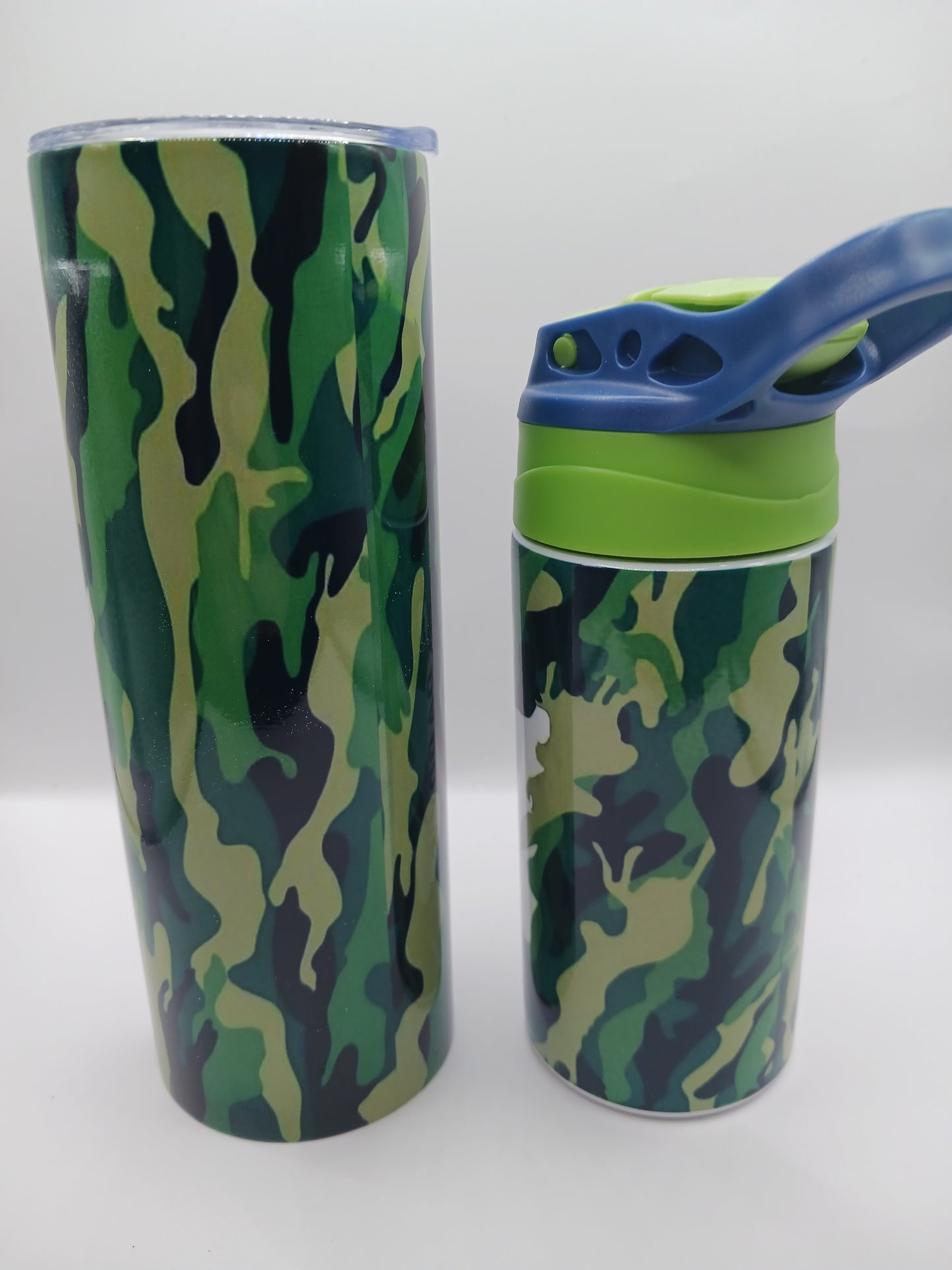 Daddy's boy and daddy camo tumbler set