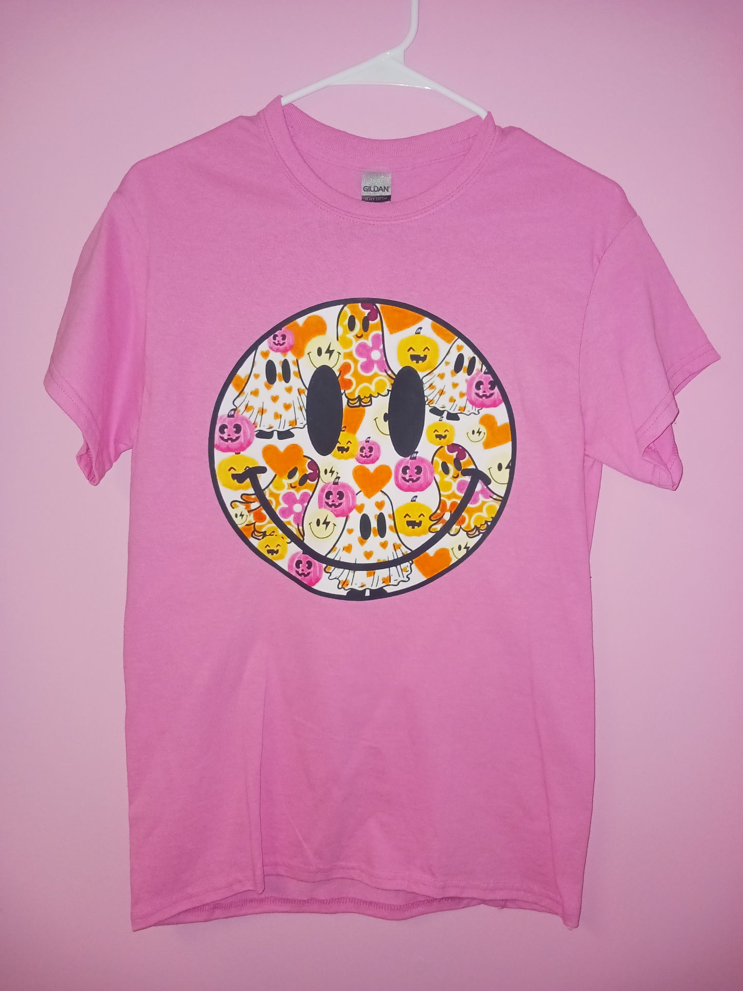 Halloween pink smile T-shirt