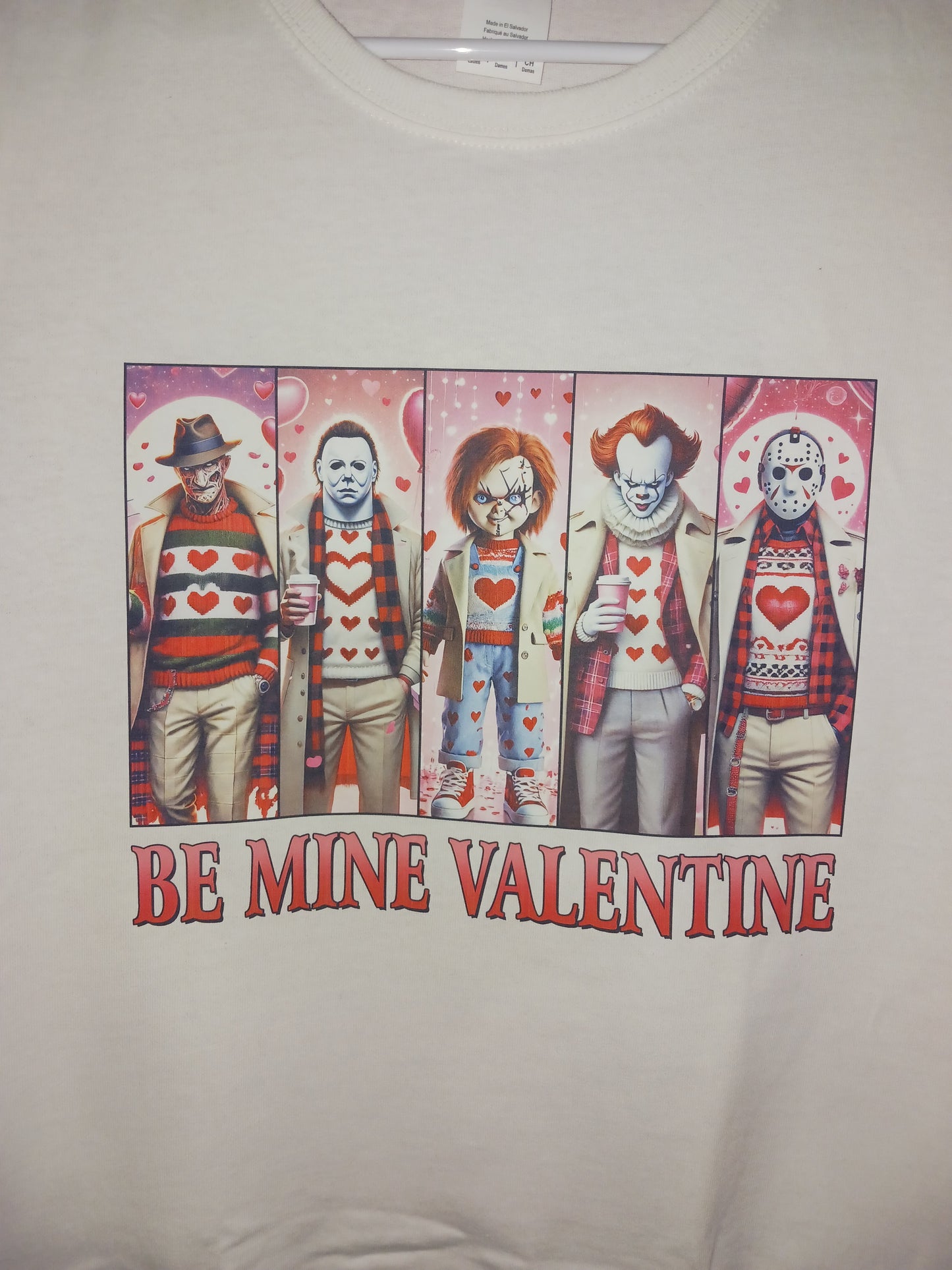 Be mine valentine horror women's T-shirt