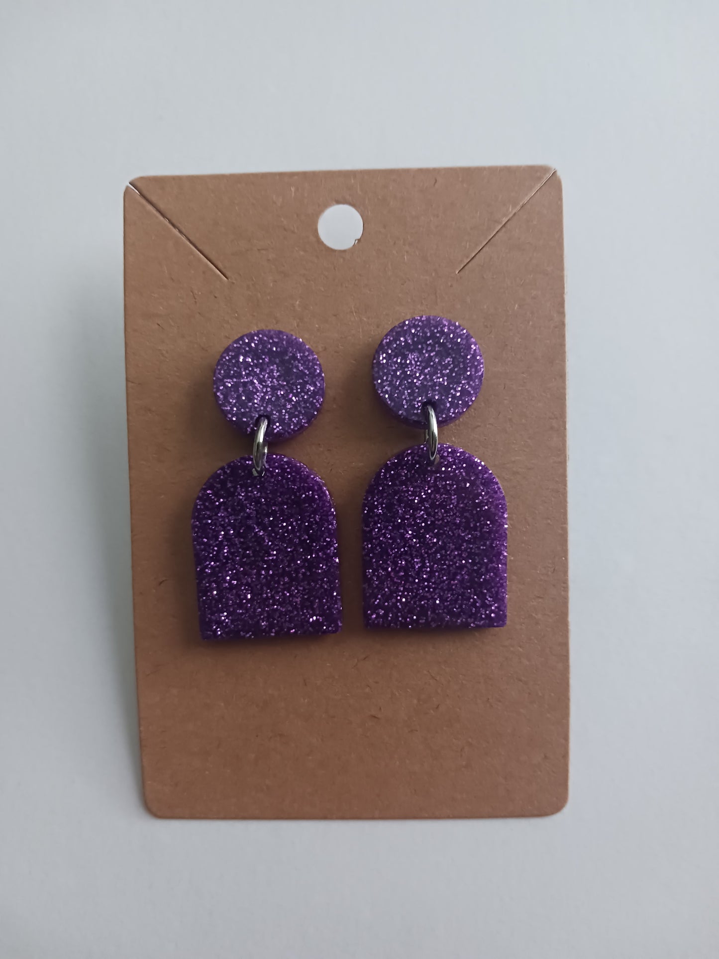 Handmade stud dangle earrings