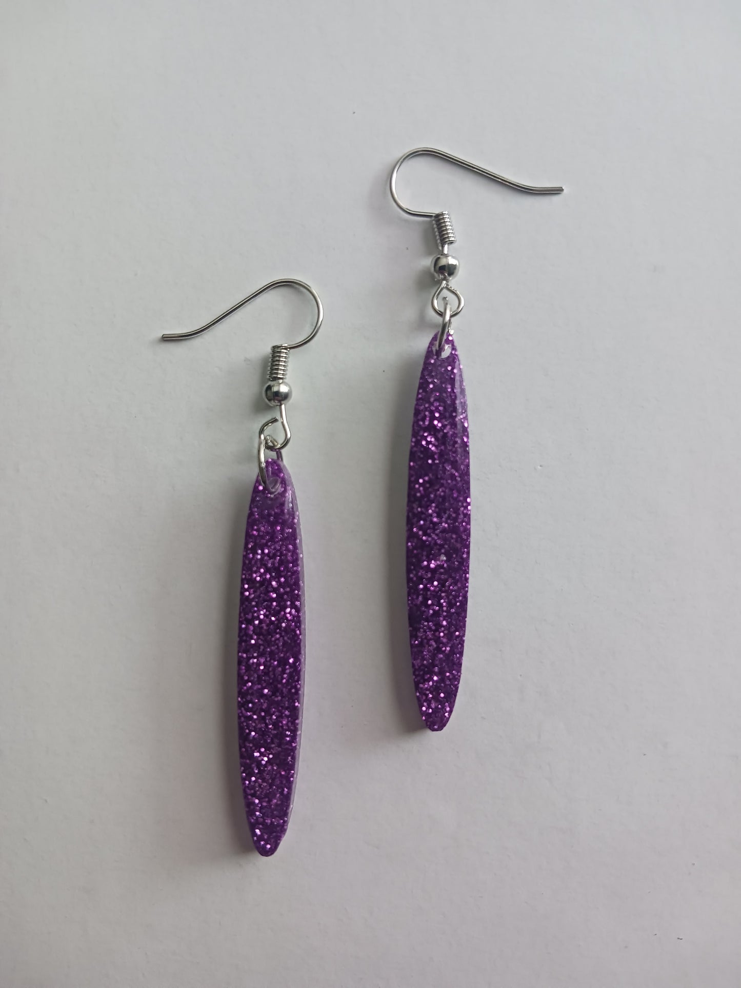 Handmade Long bar dangle earrings